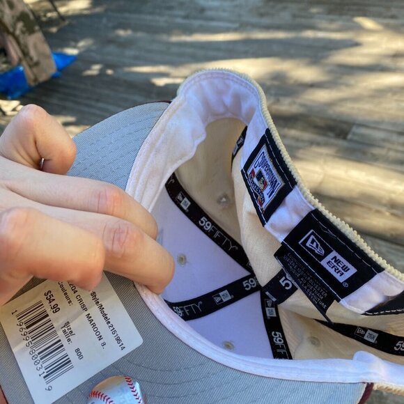 New Era MLB Toronto Blue Jays Baseball Hat Cap Snapback Corduroy - Picture 6 of 6